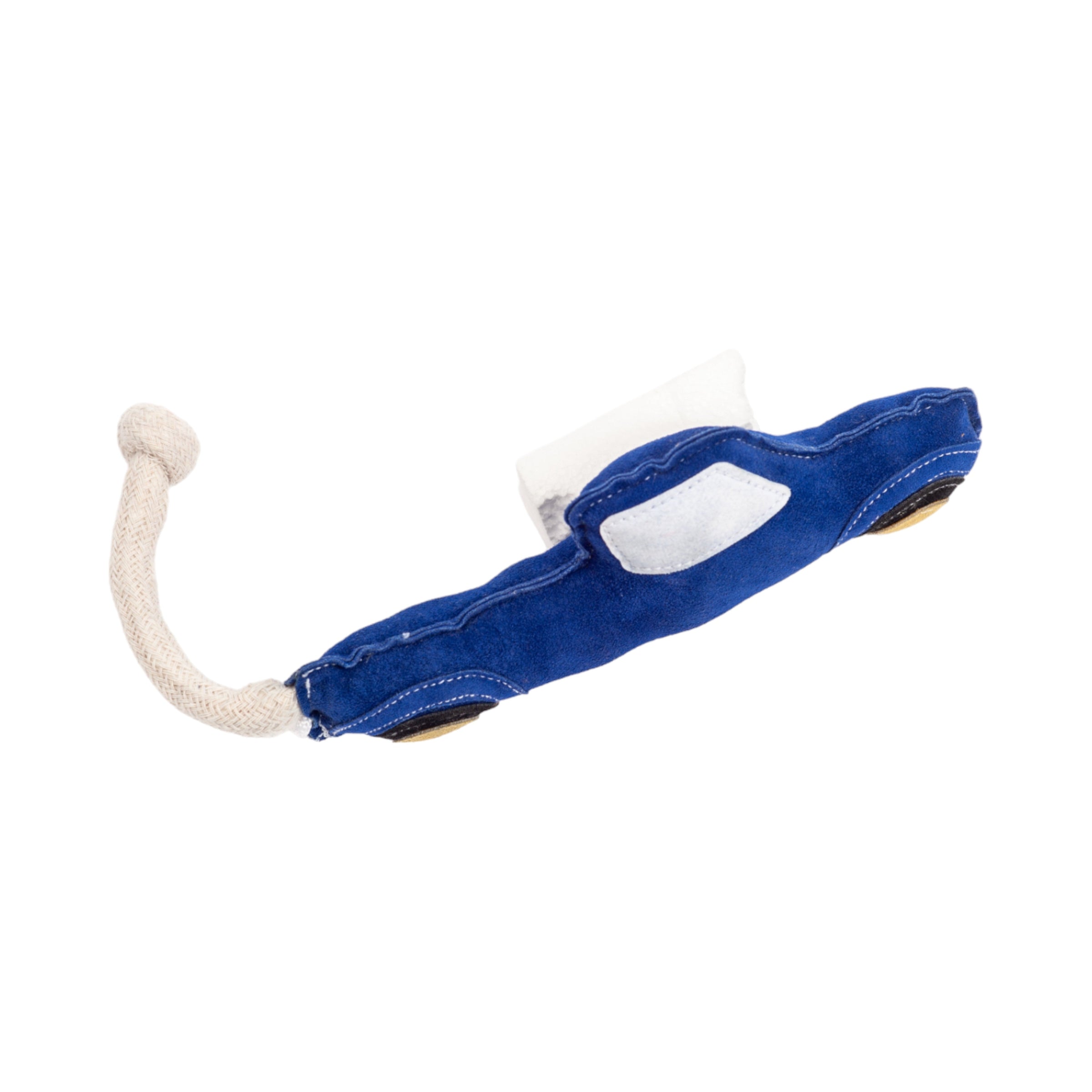 Country Living Faux Leather Blue Pickup Truck Dog Chew Toy, Durable, Safe and Non-Toxic - BIG FRENCHIES