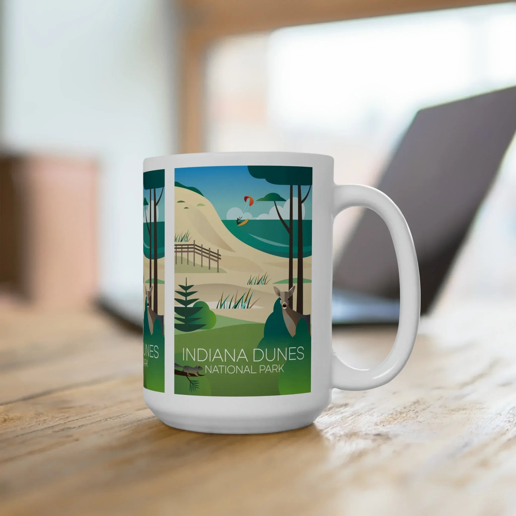 Indiana Dunes National Park Ceramic Mug 11oz or 15oz - BIG FRENCHIES