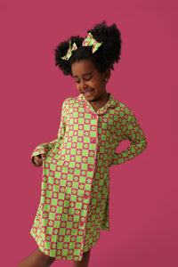 WILD DAISY CHECKERS GIRL'S DREAM GOWN