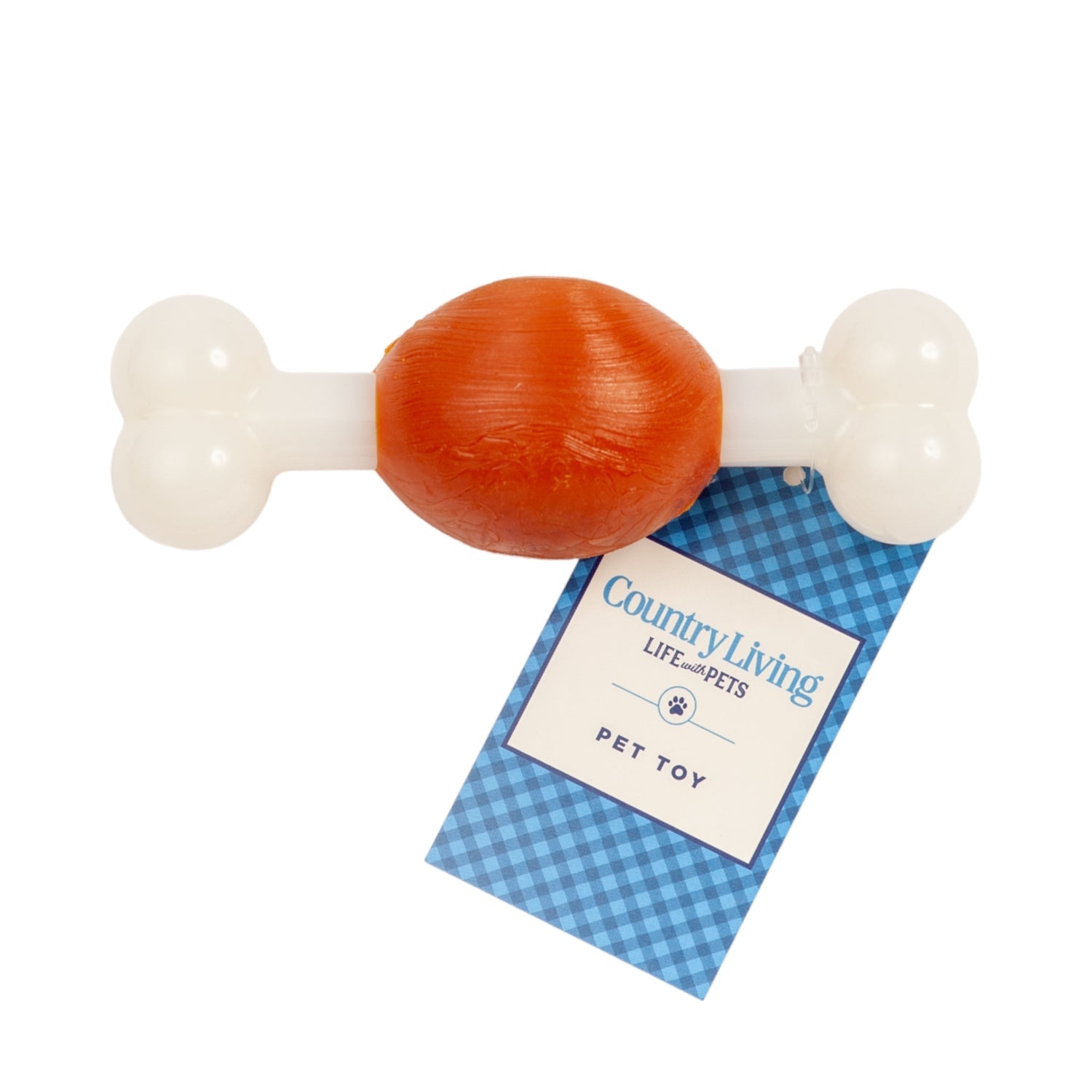 Country Living TPR & Nylon Bone Dog Chew Toy - Beef-Flavored, Ideal for Small Dogs - BIG FRENCHIES