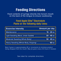 Farnam Apple Elite Electrolyte Paste for Horses Hydration Support Apple Flavor 60 cc