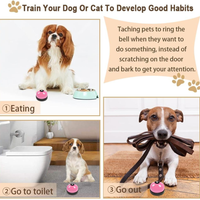 2 Pack Dog Door Bells Dog Doorbell To Go Outside Puppy Train Bell For Dogs To Ring