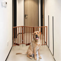 The Wooden Dog Fence Brown
