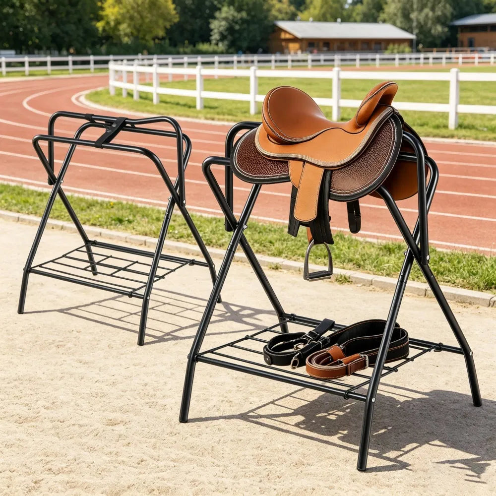 Folding Saddle Rack with Foldable for Garage
