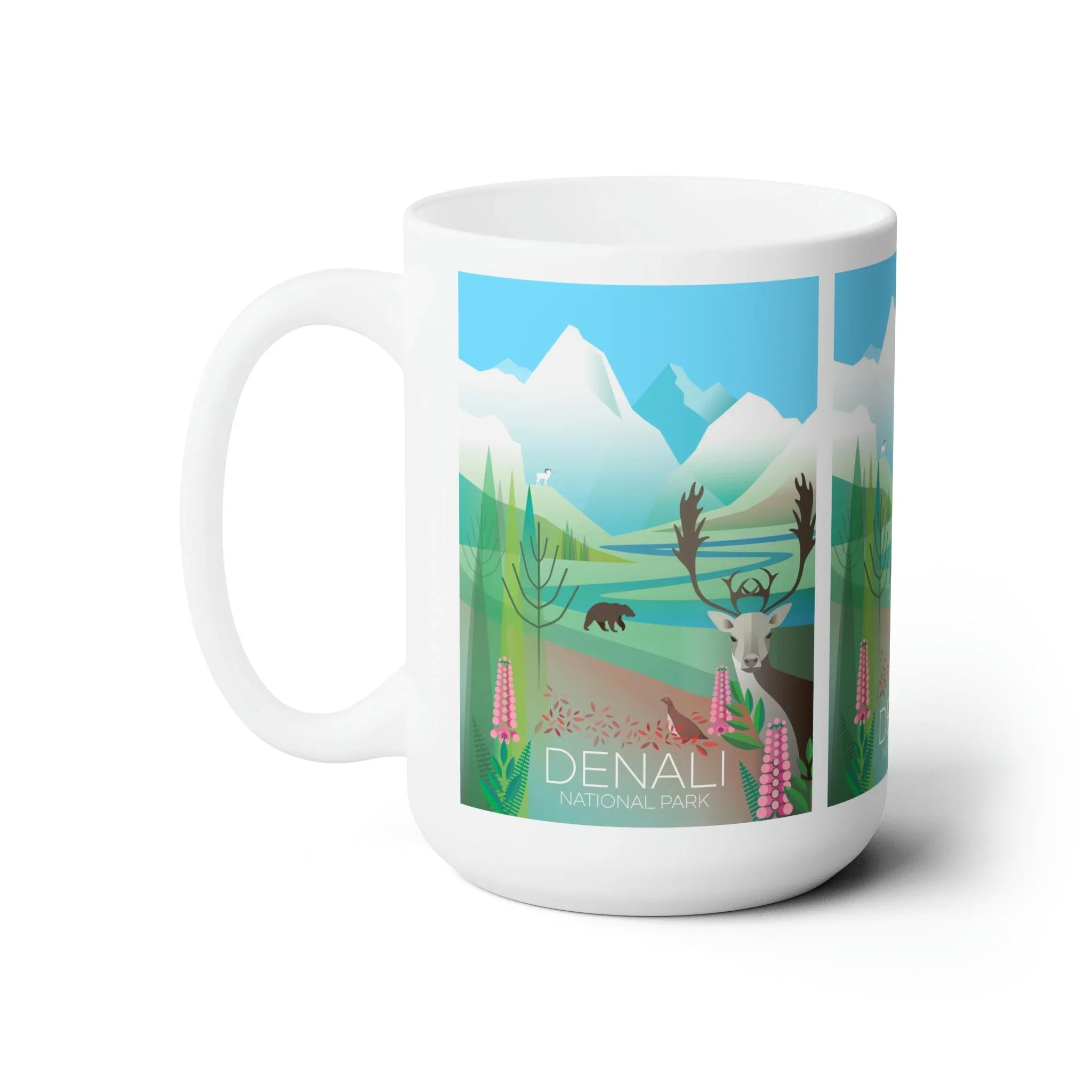 Denali National Park Ceramic Mug 11oz or 15oz - BIG FRENCHIES