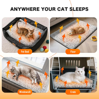 Self Warming Cat Bed, Upgraded Thermal Mat For Indoor Cats