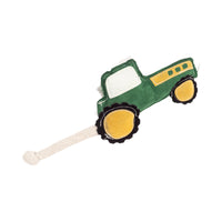 Country Living Faux Leather Green Tractor Dog Chew Toy, Durable, Safe and Non-Toxic - BIG FRENCHIES