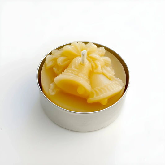 Beeswax Bell Tealight Candles - BIG FRENCHIES