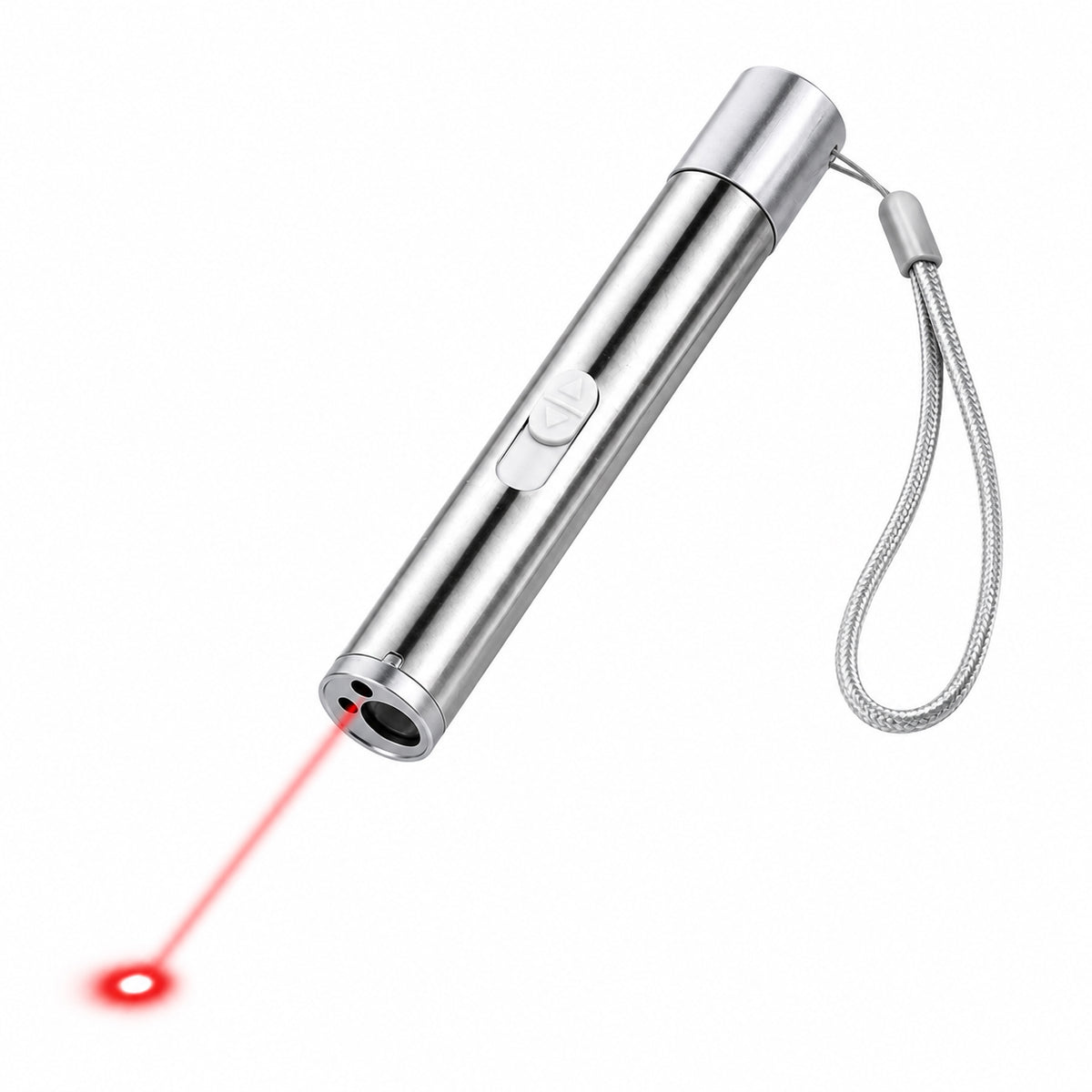 3-in-1 Pet Laser Pointer For Cats & Dogs,Cat Laser Pointer, USB Rechargeable Pet Toy With Red Laser, UV Light & LED Flas