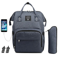 USB Diaper Baby Bag - # BAGEG11910001 - BIG FRENCHIES