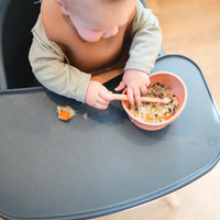 Apricot Suction Bowl and Spoon Set - BIG FRENCHIES