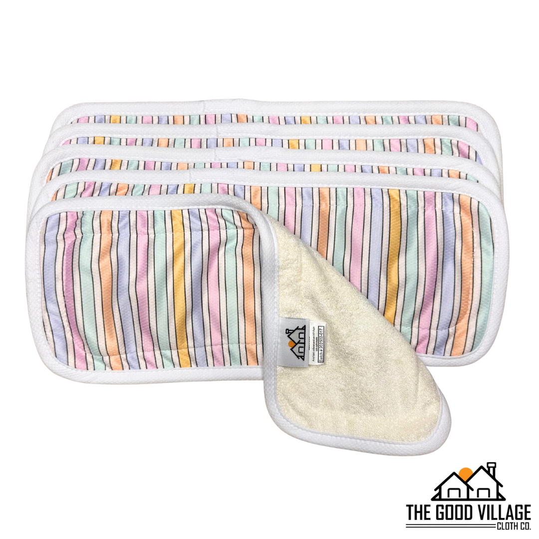 Bamboo Booster | 5 Pack | Sun-Kissed Stripes