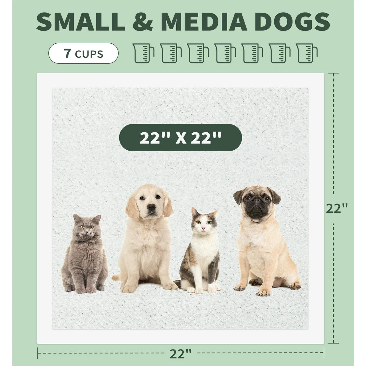 Made4Pets Dog And Puppy Pee Pads, Leak-proof And Quick-drying Design, For Potty Training, 100 Pads Per Pack.,Self-pickup