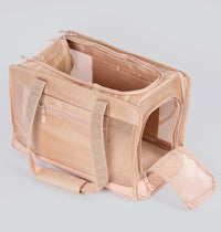 Beige Pet Travel Carrier - BIG FRENCHIES