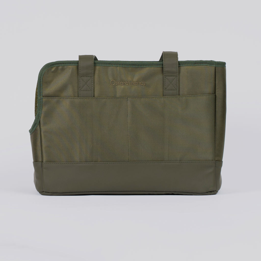 Olive Green Pet Tote Bag - BIG FRENCHIES