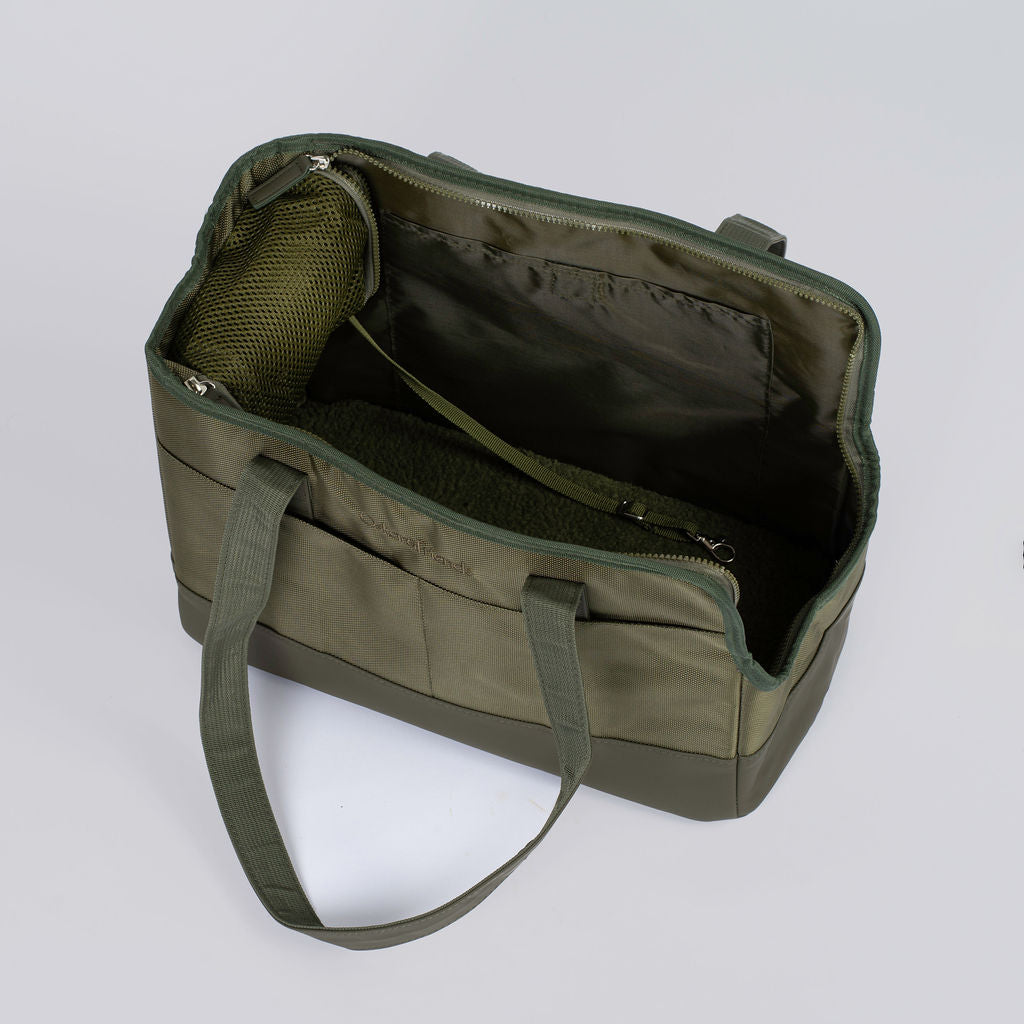 Olive Green Pet Tote Bag - BIG FRENCHIES