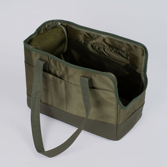 Olive Green Pet Tote Bag - BIG FRENCHIES