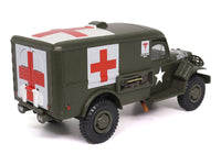 Dodge WC54 Ambulance Olive Drab "United States Army" 1/43 Diecast Model by Militaria Die Cast
