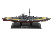 Bismarck Battleship "German Navy" (1941) "Legendary Battleships" Series 1/1250 Diecast Model by Militaria Die Cast