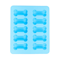 Country Living Bone-Shaped Silicone Baking Tray (10-Cavity Mold) – for Homemade Dog Treats, Candy, Cookies, Chocolate, and Ice Cubes - BIG FRENCHIES