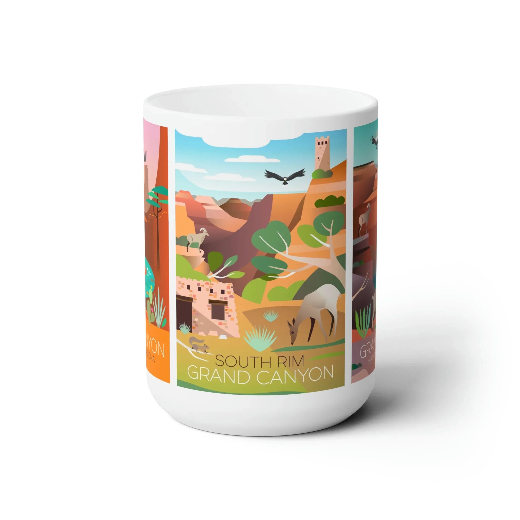 Grand Canyon National Park 3-Image Ceramic Mug 11oz or 15oz - BIG FRENCHIES