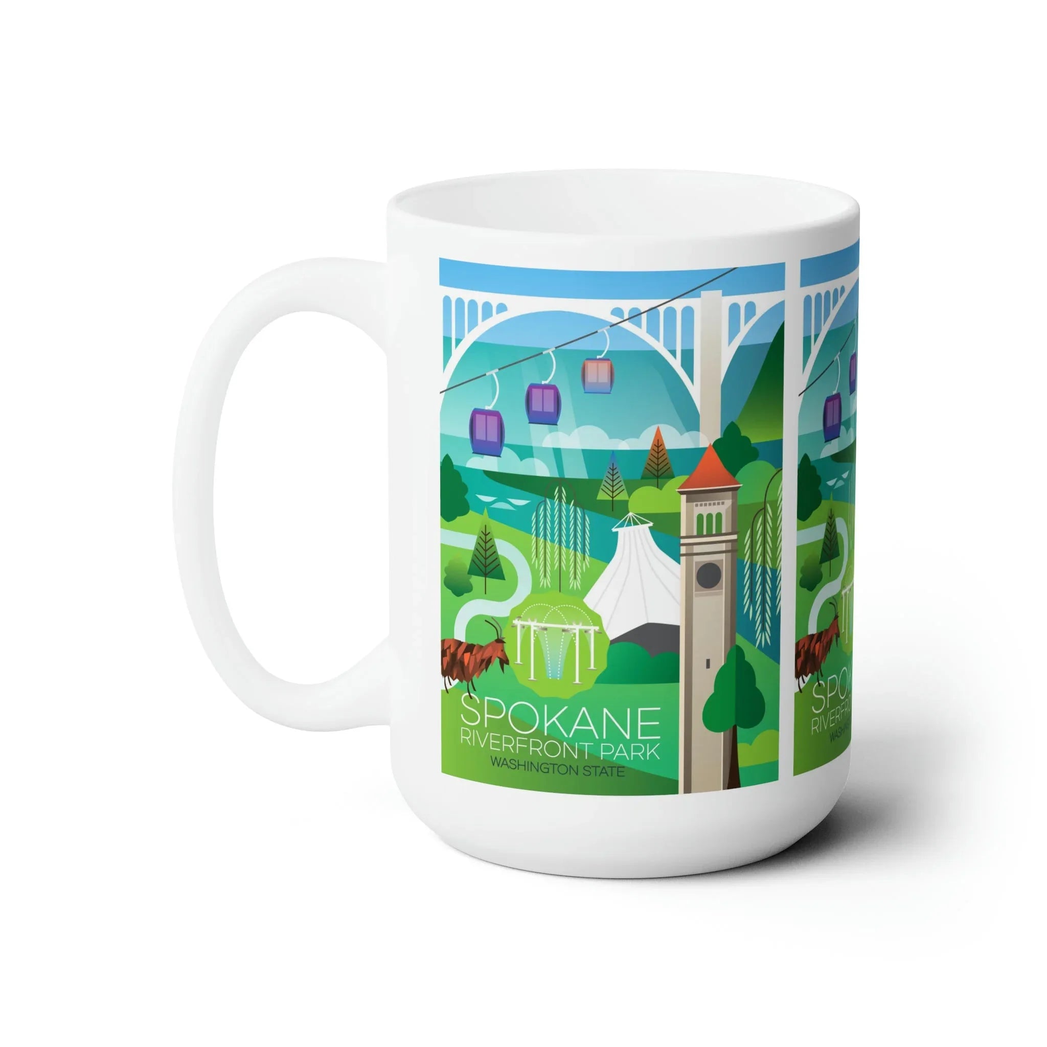 Spokane Ceramic Mug 11oz or 15oz - BIG FRENCHIES