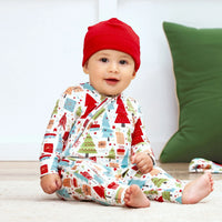 Christmas Merry Baby Bamboo Zipper Romper - Family Matching - BIG FRENCHIES