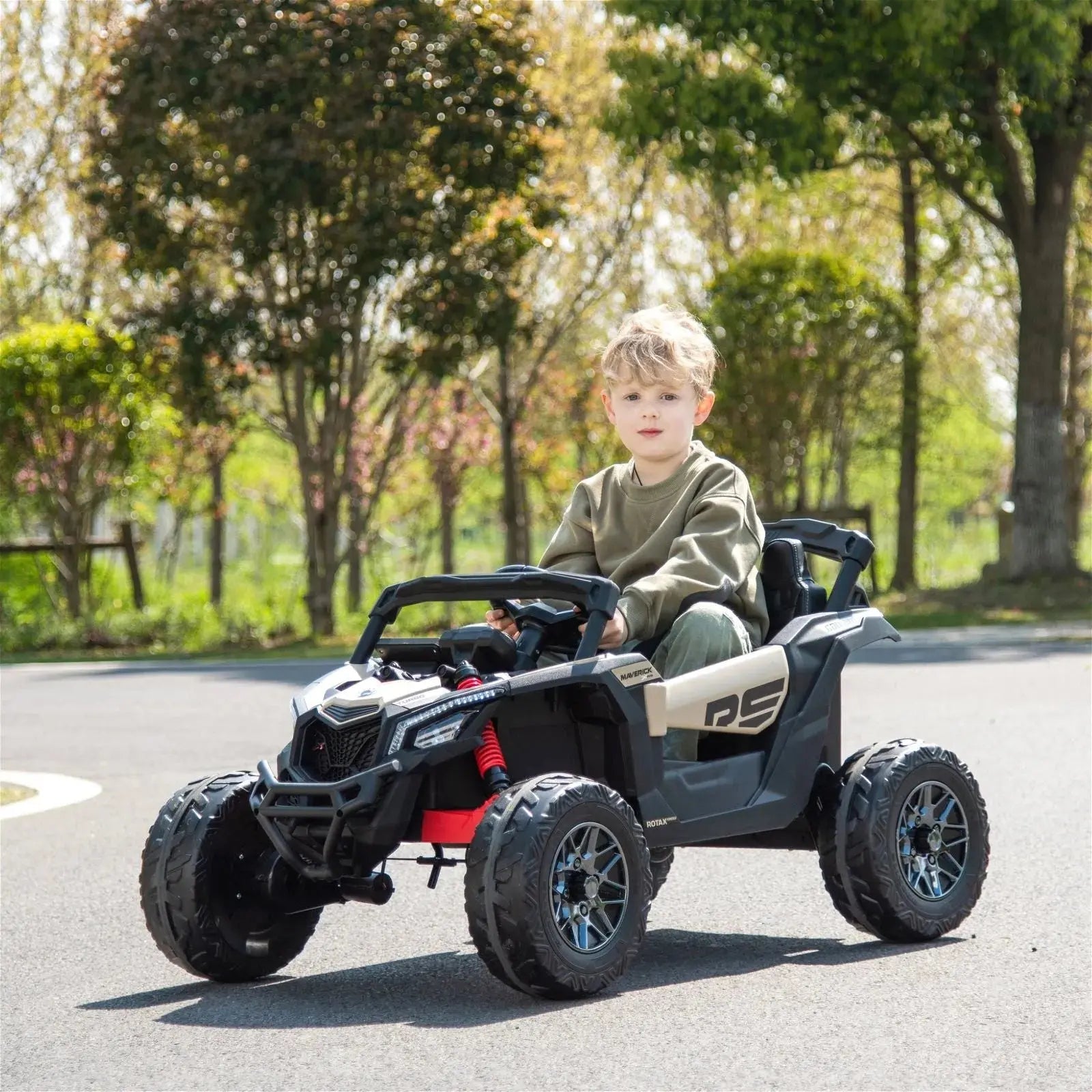 24V Can-Am Maverick 1-Seater UTV - Kids Electric Ride-On - BIG FRENCHIES