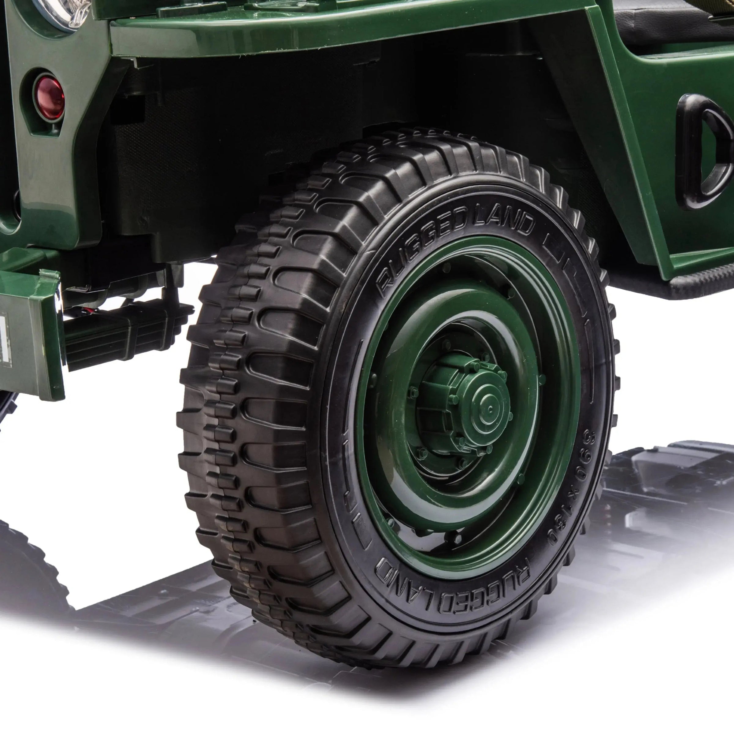 24V Freddo Military Willy Truck 3 Seater Electric Ride on - BIG FRENCHIES