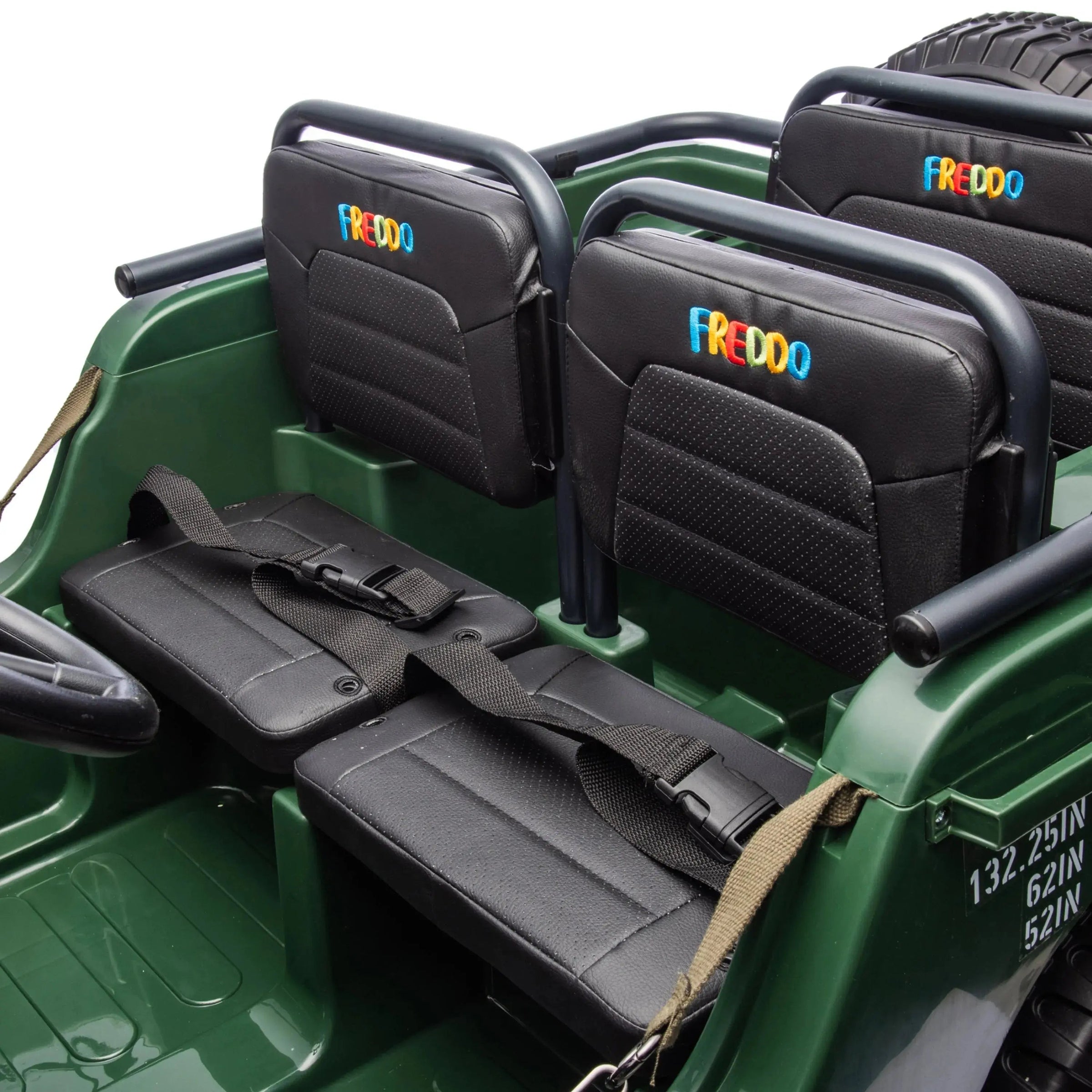 24V Freddo Military Willy Truck 3 Seater Electric Ride on - BIG FRENCHIES