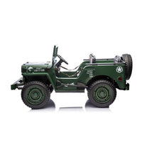 24V Freddo Military Willy Truck 3 Seater Electric Ride on - BIG FRENCHIES