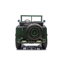 24V Freddo Military Willy Truck 3 Seater Electric Ride on - BIG FRENCHIES