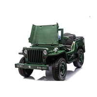24V Freddo Military Willy Truck 3 Seater Electric Ride on - BIG FRENCHIES