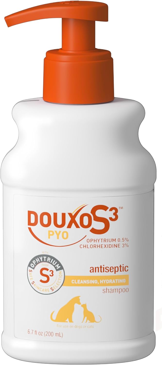 Douxo S3 PYO Shampoo 6.7 oz Dog & Cat Antiseptic Itch Relief Skin Care