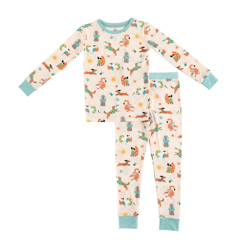Pups in the Sun (Long Sleeve PJ) - BIG FRENCHIES