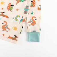 Pups in the Sun (Long Sleeve PJ) - BIG FRENCHIES