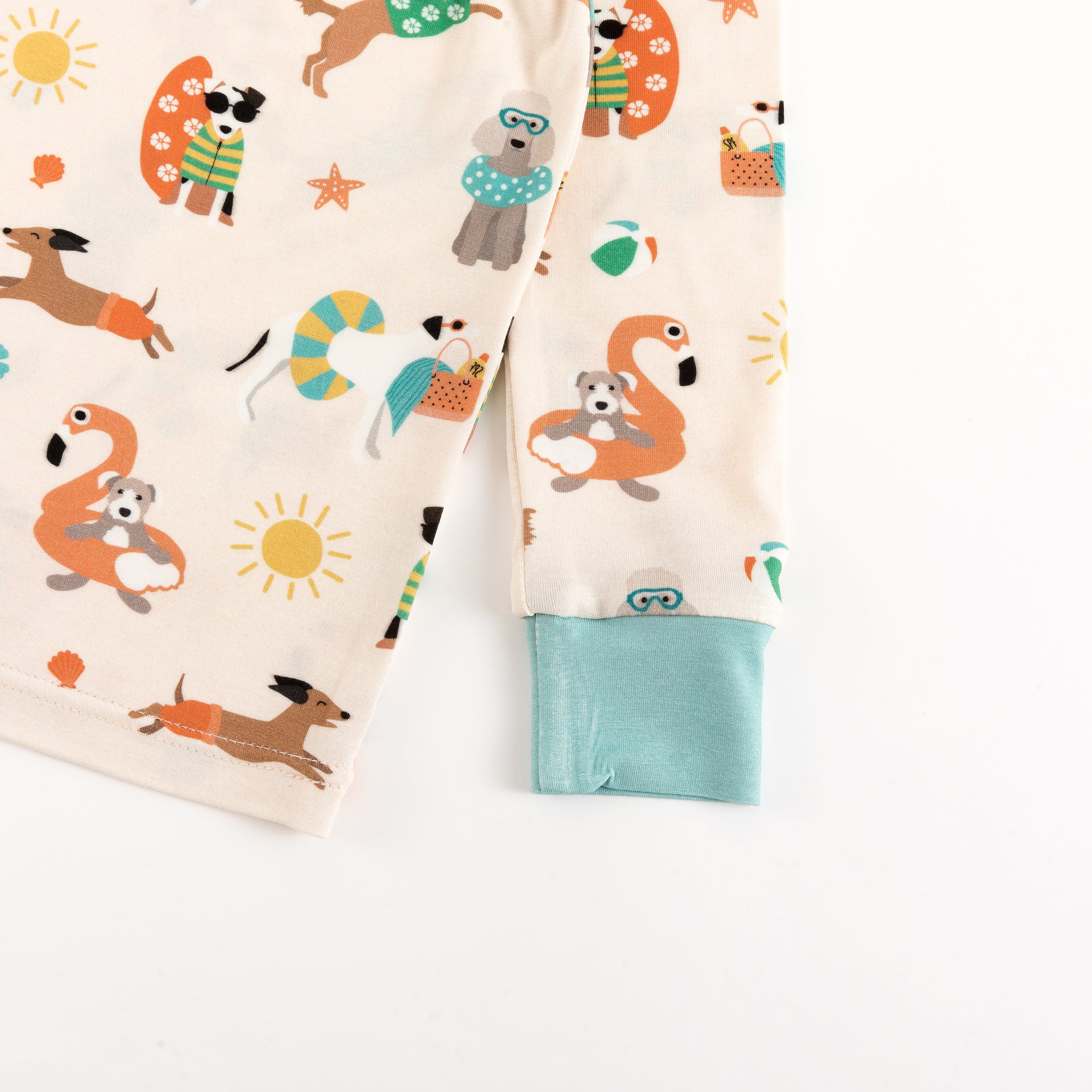 Pups in the Sun (Long Sleeve PJ) - BIG FRENCHIES