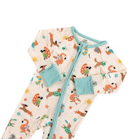 Pups in the Sun (Convertible Zip Footies) - BIG FRENCHIES