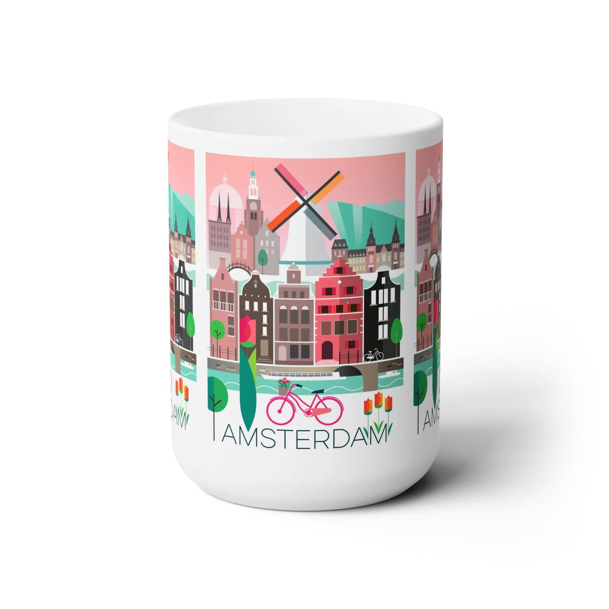 Amsterdam Ceramic Mug 11oz or 15oz - BIG FRENCHIES