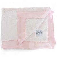 Luxury Satin Border Blanket - Pink - BIG FRENCHIES