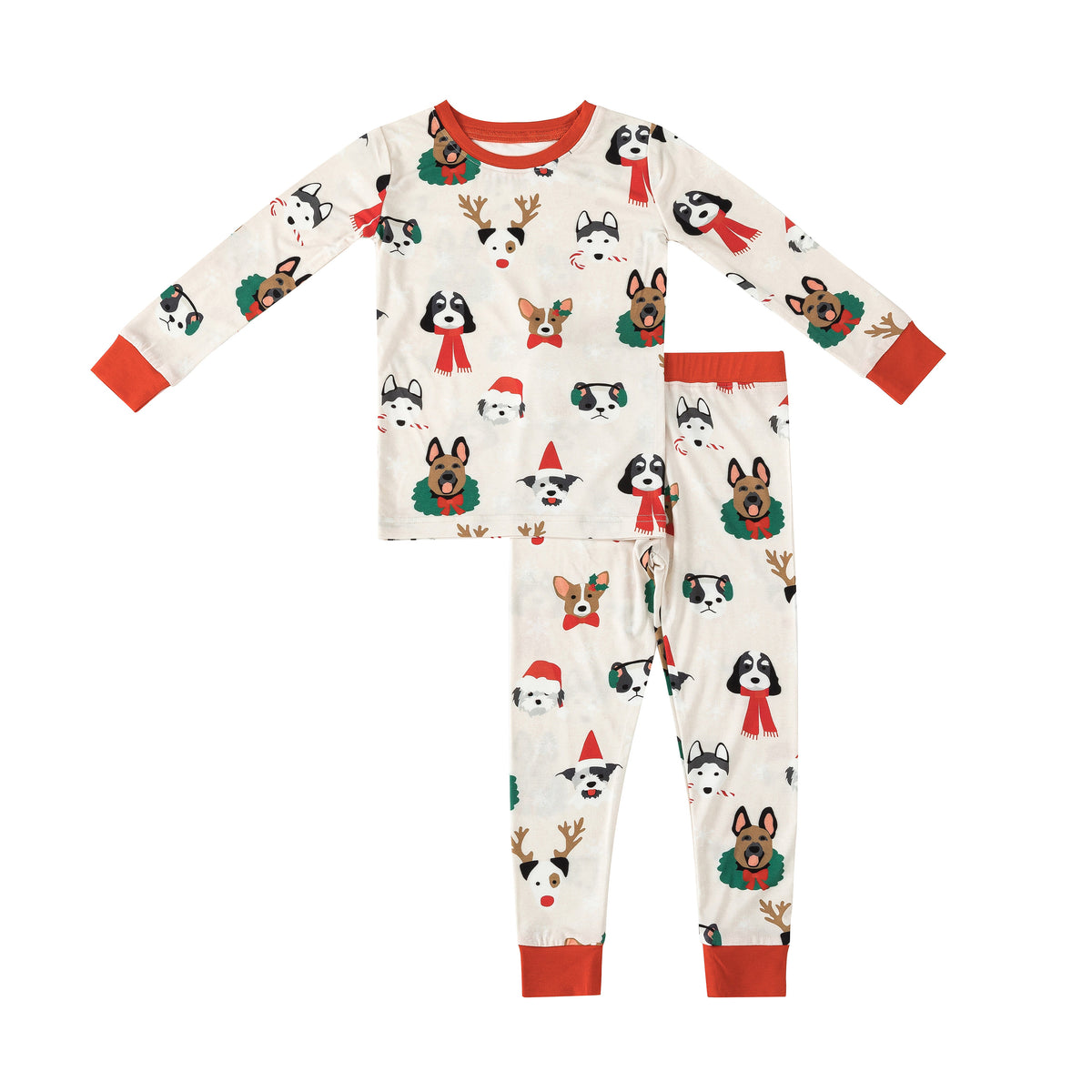 Bark The Halls (Women's Long Sleeve PJ) - BIG FRENCHIES