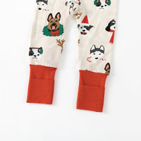 Bark The Halls (Convertible Zip Footies) - BIG FRENCHIES