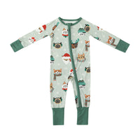 Purr The Halls (Convertible Zip Footies) - BIG FRENCHIES