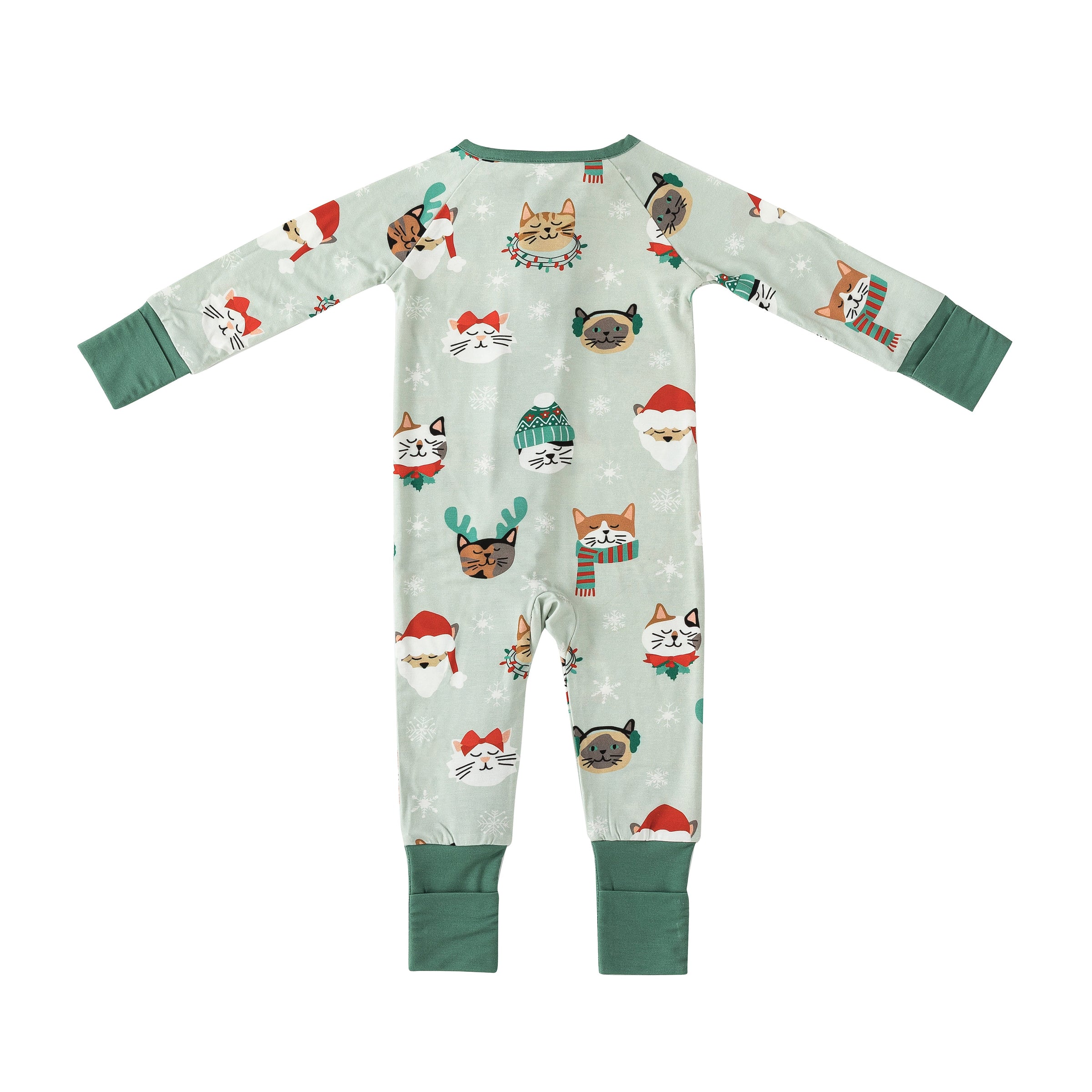 Purr The Halls (Convertible Zip Footies) - BIG FRENCHIES
