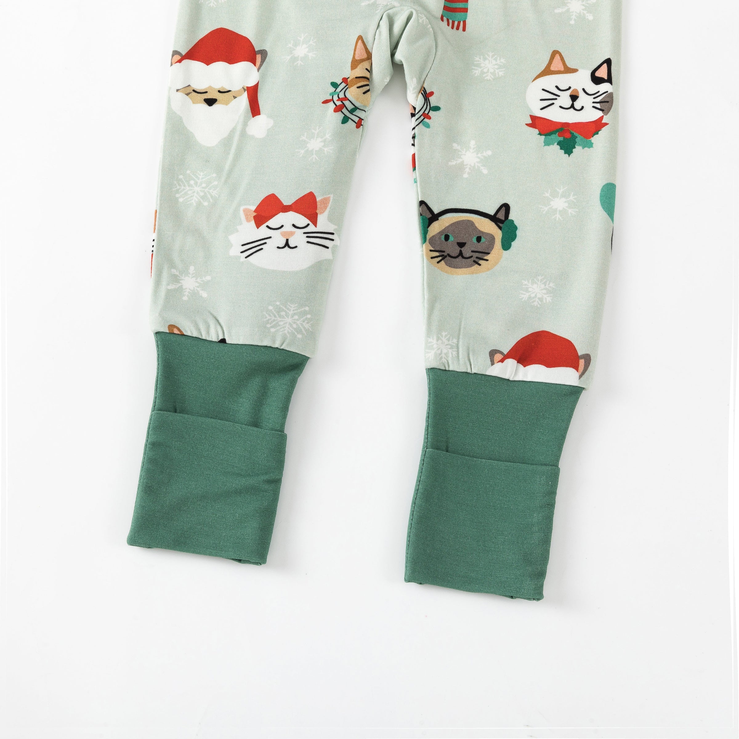 Purr The Halls (Convertible Zip Footies) - BIG FRENCHIES