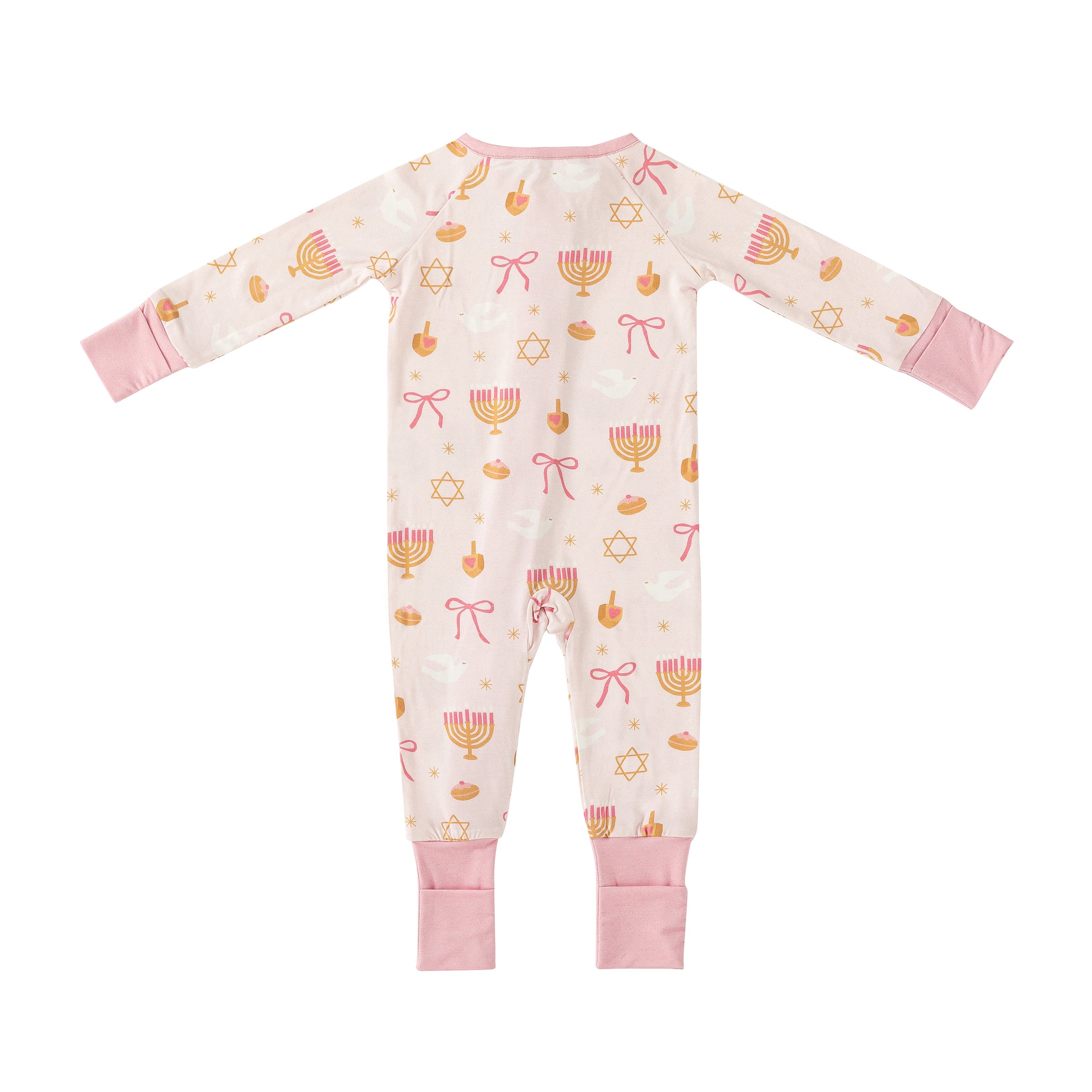 Pretty In Hanukkah (Convertible Zip Footies) - BIG FRENCHIES