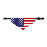 Patriotic American Flag Pet Bandana – Celebrate Veterans Day in Style - BIG FRENCHIES