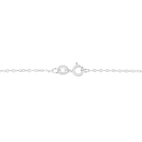 14K White Gold 1/3 Cttw Emerald Shape Solitaire Diamond 18" Pendant Necklace (G-H Color, VS2-SI1 Clarity)