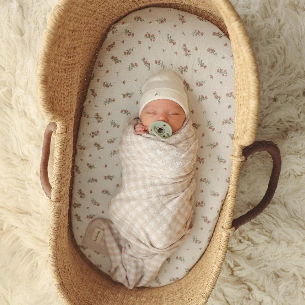 Checkered Knit Baby Blanket - BIG FRENCHIES