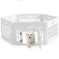 Plastic Dog With Movable Enclosure, Suitable For Small And Medium-sized Dogs, Cats And Rabbits.